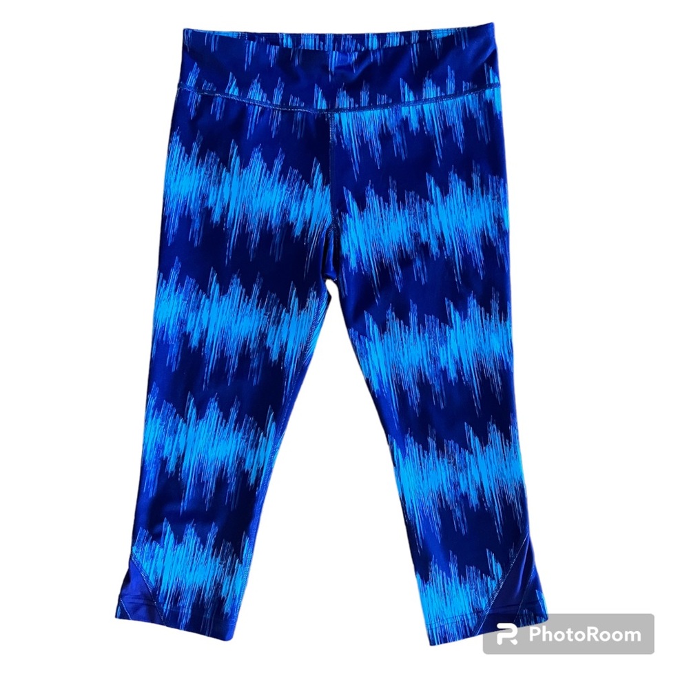UA Under Armour Blue Capri Workout Pants Leggings Size M
